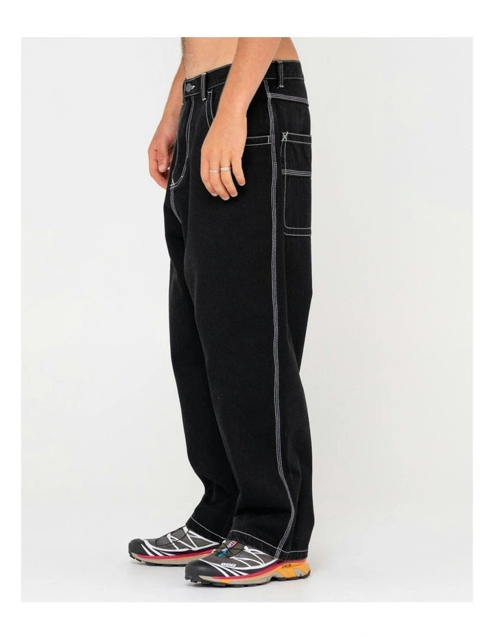 Flip Daddy Tapeless Jeans in Black image 3