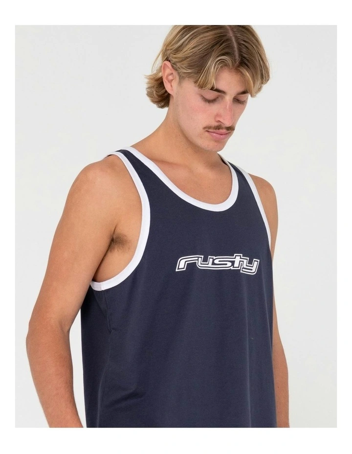 Dead Ringer Tank in Blue image 4
