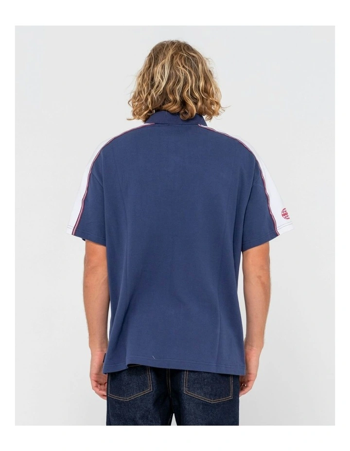 Oxecutioner Short Sleeve Polo in Blue image 2