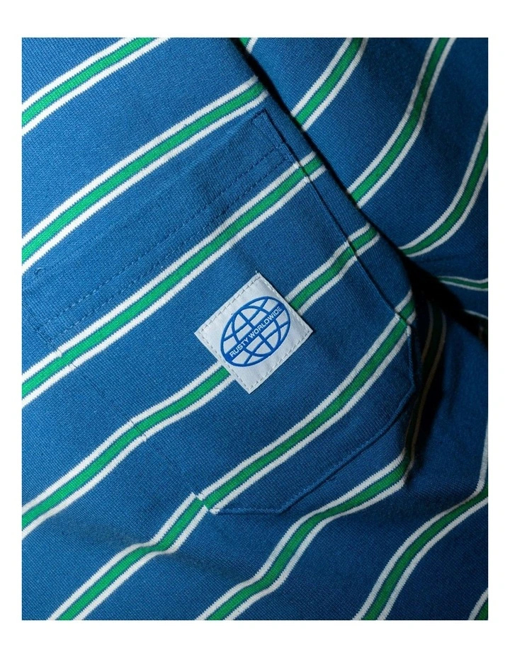 Inspectah Deck Short Sleeve Polo in Blue image 5