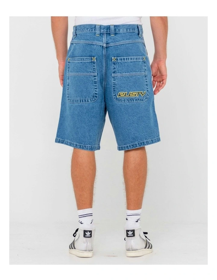 Flip Daddy 2.0 Jort Middy Short in Blue image 3