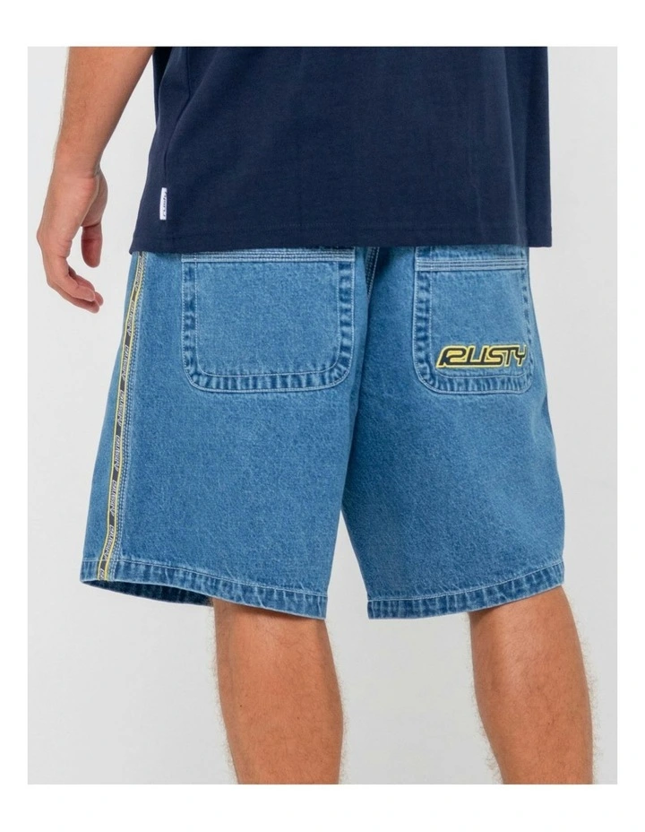 Flip Daddy 2.0 Jort Middy Short in Blue image 4