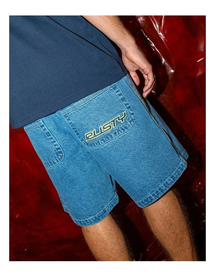 Flip Daddy 2.0 Jort Middy Short in Blue image 6