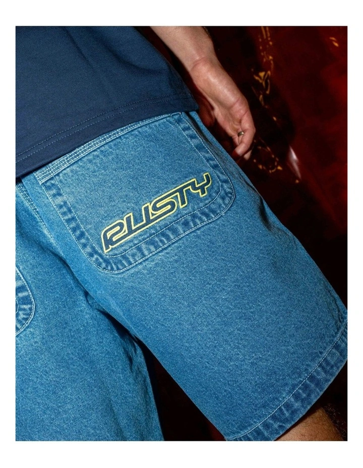Flip Daddy 2.0 Jort Middy Short in Blue image 7