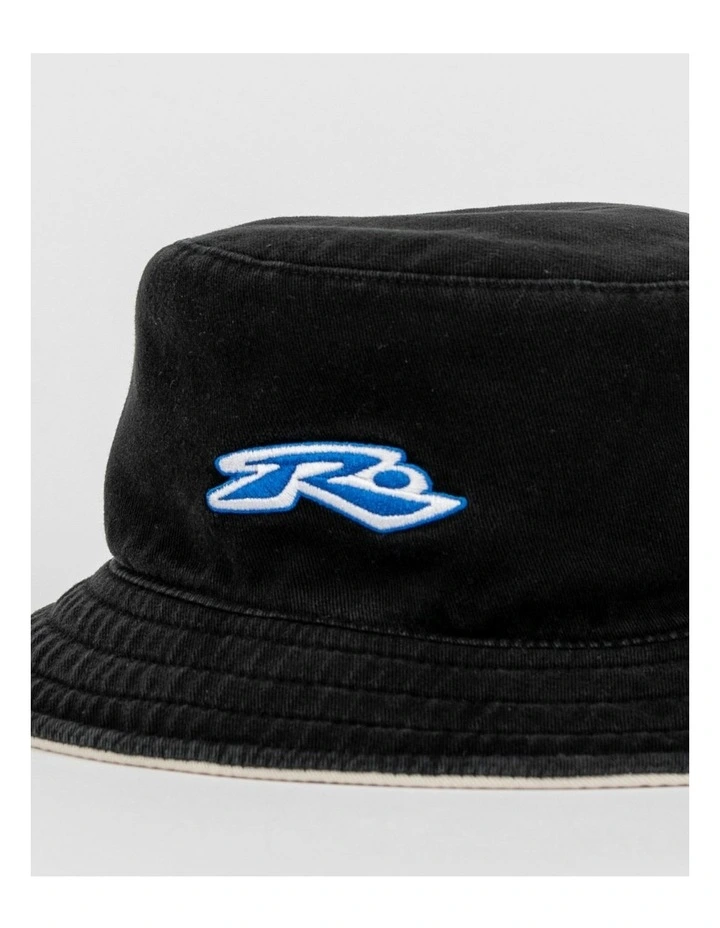 Kick Flip Reversible Bucket Hat in Black image 3