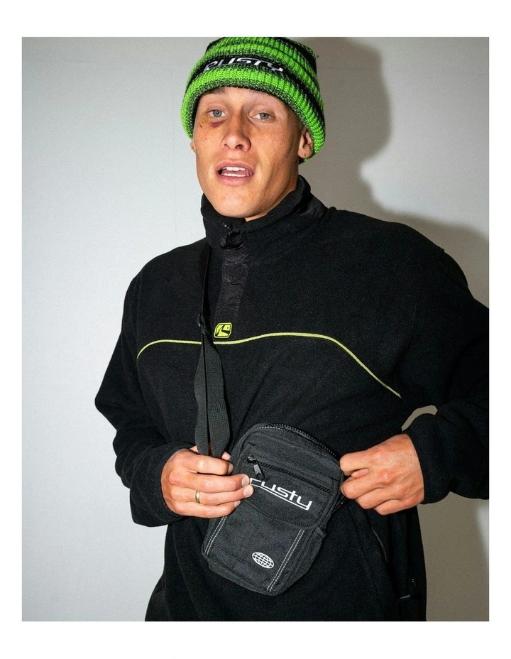 Domination Crossbody Bag in Black image 3