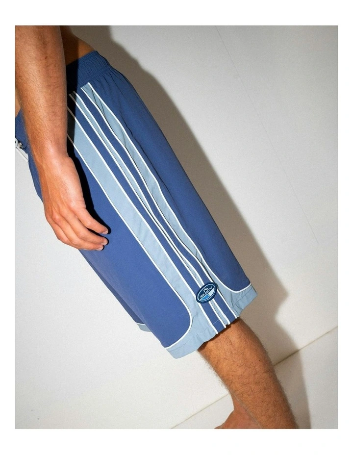 Panel Crank Boardshorts in Blue image 4