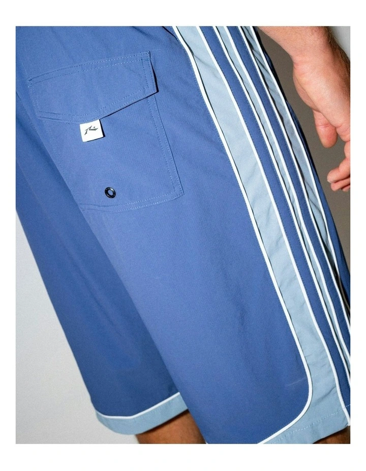 Panel Crank Boardshorts in Blue image 6