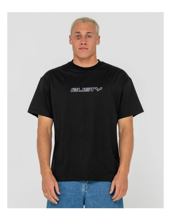 Flip Daddy Short Sleeve Tee in Black image 1