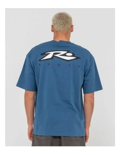 Registered Short Sleeve Tee in Blue