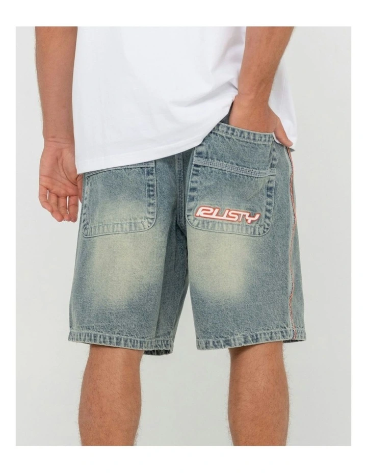 Flip Daddy 2.0 Jort Dirty Dawg Shorts in Blue image 5