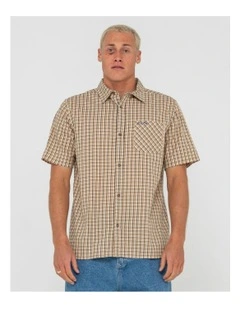 Datsun 45 Short Sleeve Shirt in Natural