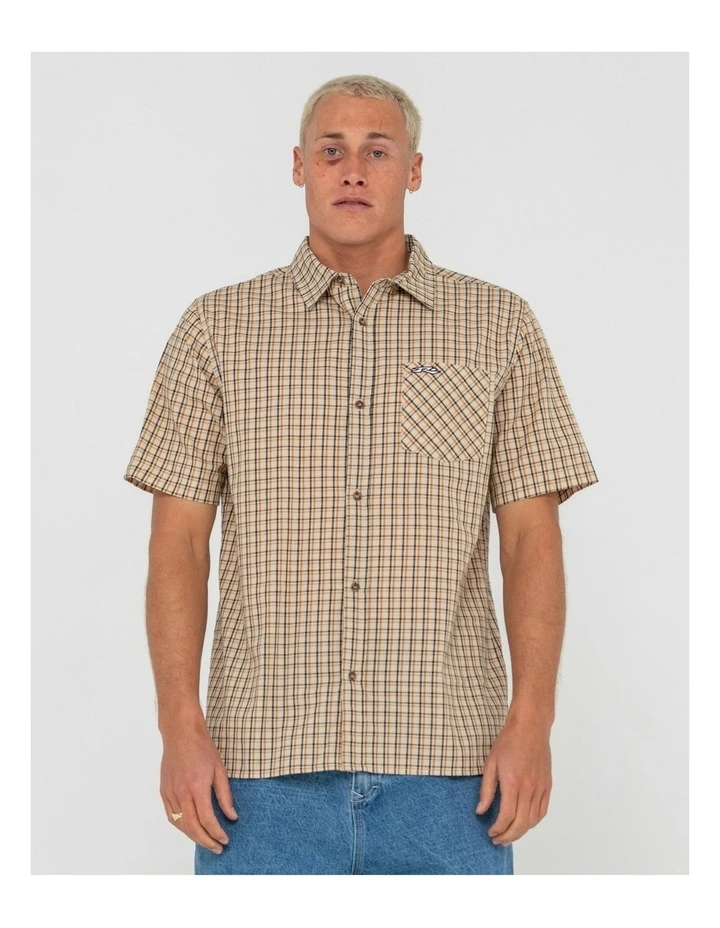 Datsun 45 Short Sleeve Shirt in Natural image 1