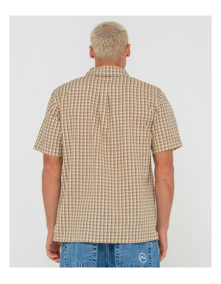 Datsun 45 Short Sleeve Shirt in Natural image 2