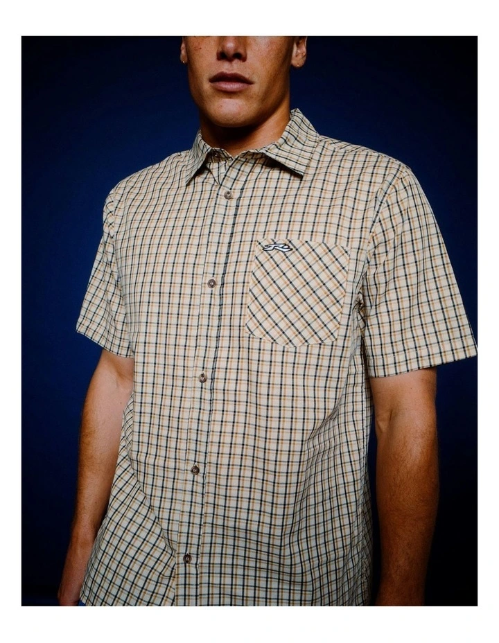 Datsun 45 Short Sleeve Shirt in Natural image 5