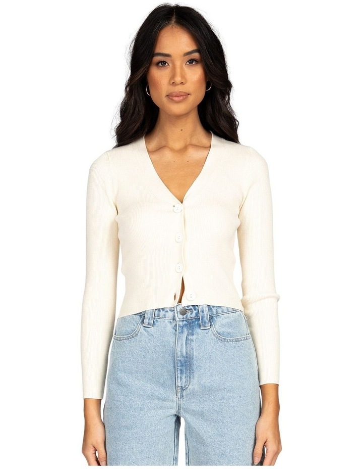 Long Sleeve White Knit Top | Shop 