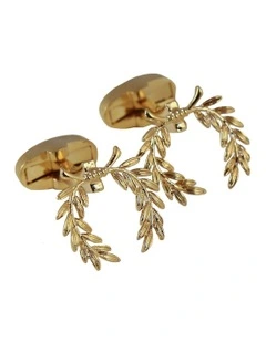 Laurel Cufflink in Gold