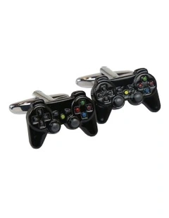 Game Controller Cufflink in Black