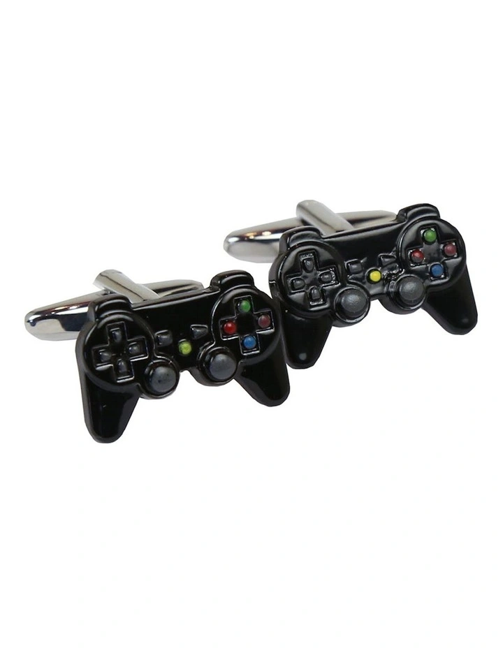 Game Controller Cufflink in Black image 3