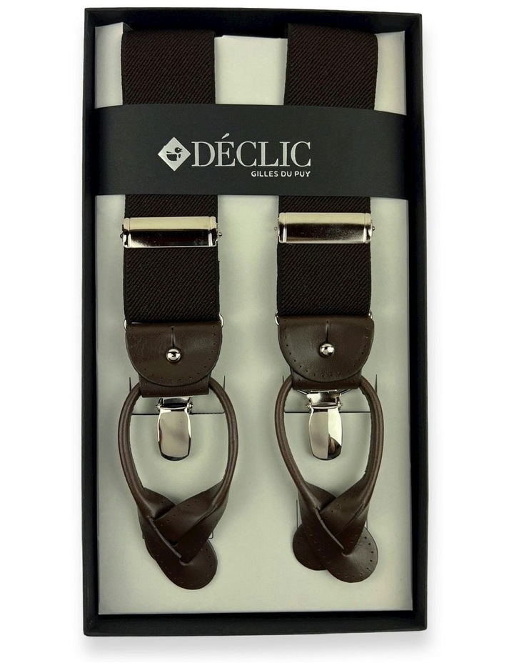 Plain 2-in-1 Braces 35mm in Brown