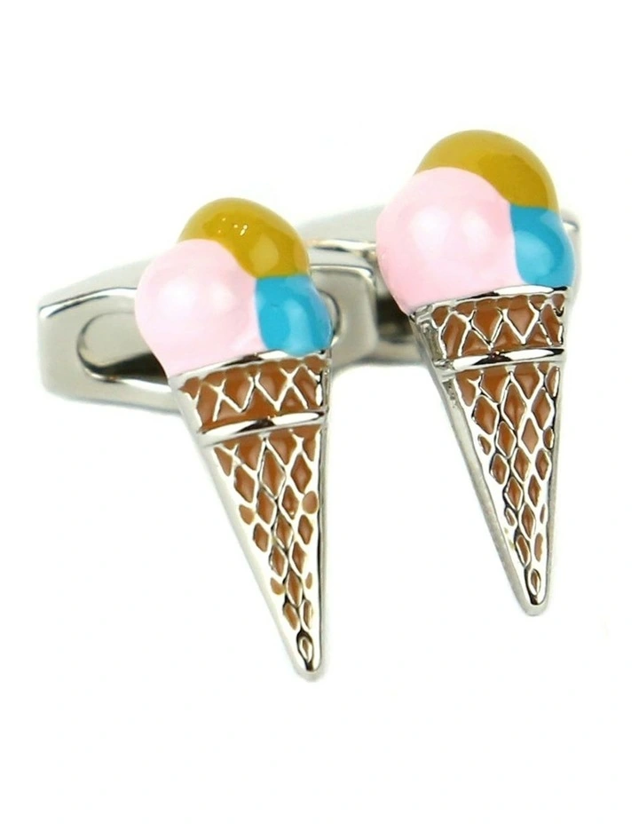 Ice-Cream Cone Cufflink in Assorted image 1