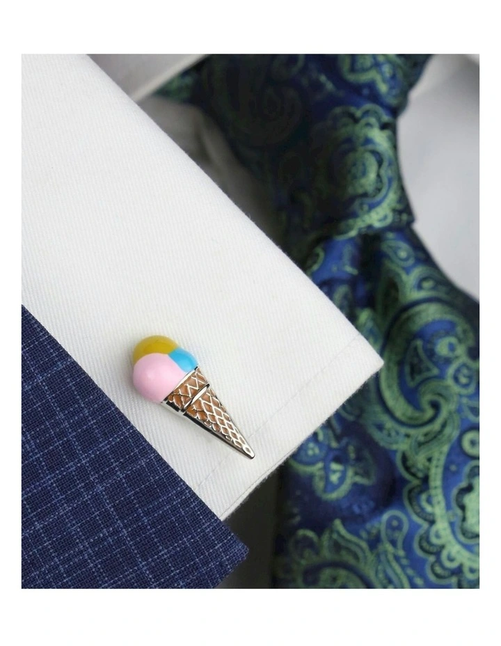 Ice-Cream Cone Cufflink in Assorted image 2