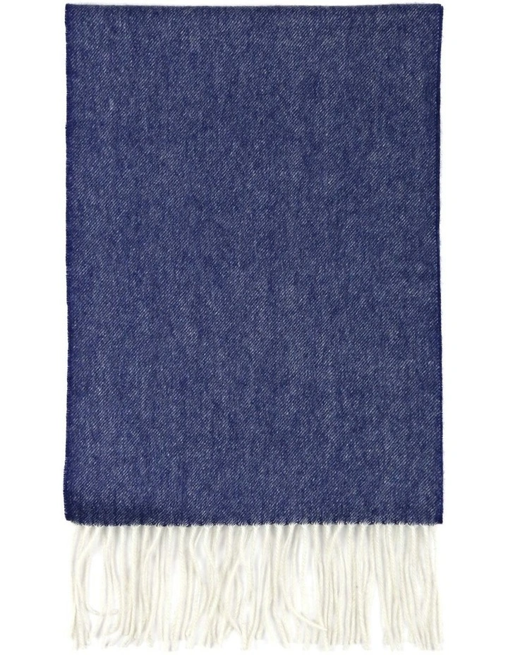 Sten Plain Scarf in Navy image 4