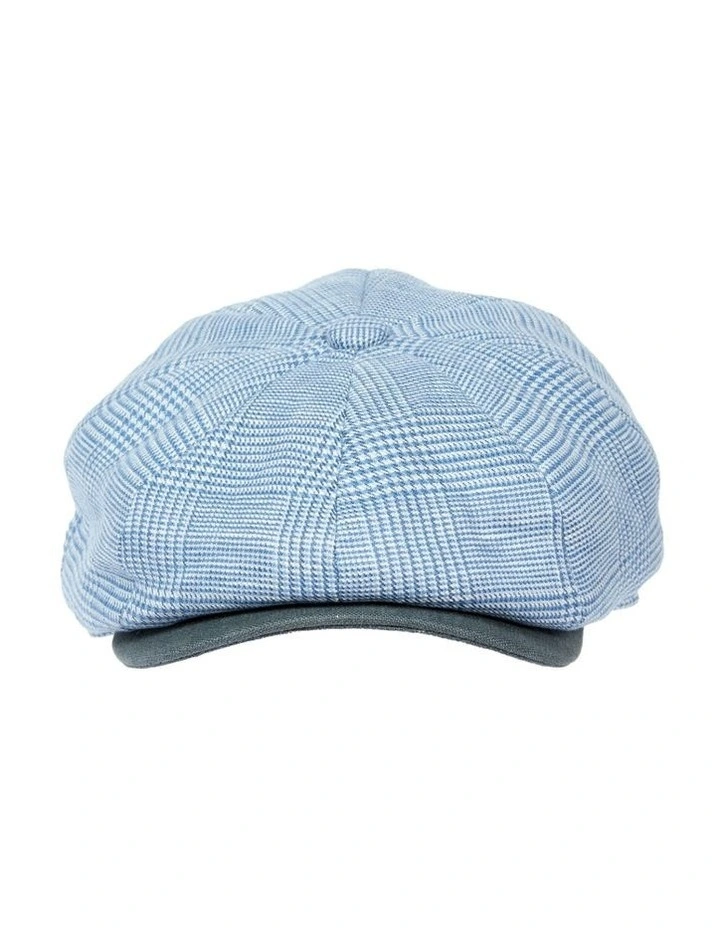 Tommy Irish Linen Caddy Cap in Blue image 3