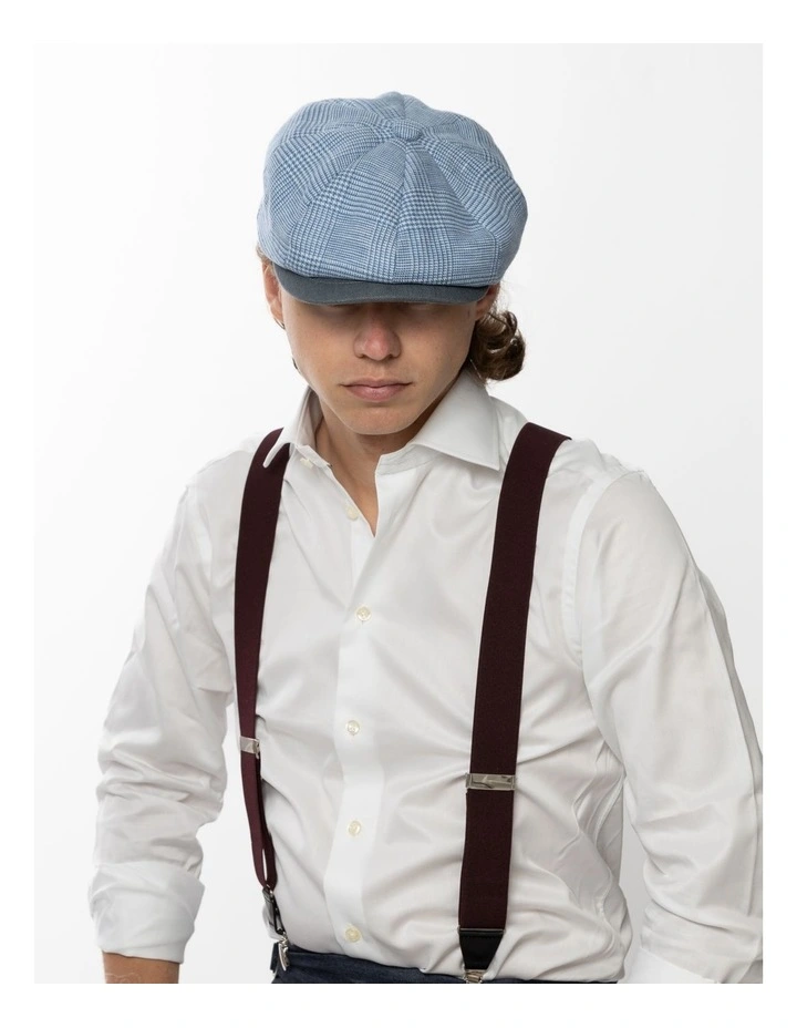 Tommy Irish Linen Caddy Cap in Blue image 6