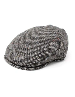 Hanna Hats Tweed Vintage Cap in Brown