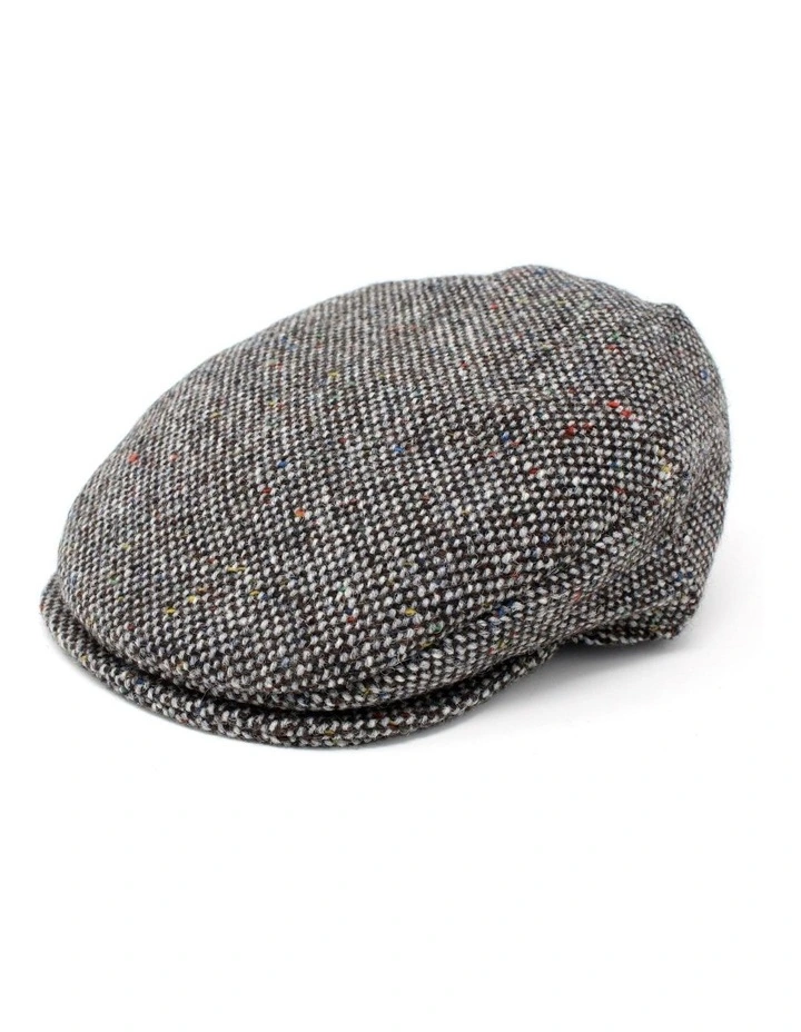 Hanna Hats Tweed Vintage Cap in Brown image 1