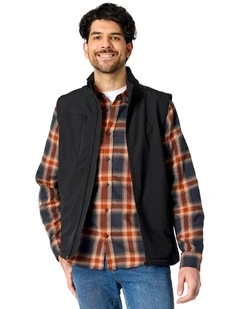 Bevan Softshell Vest in Black