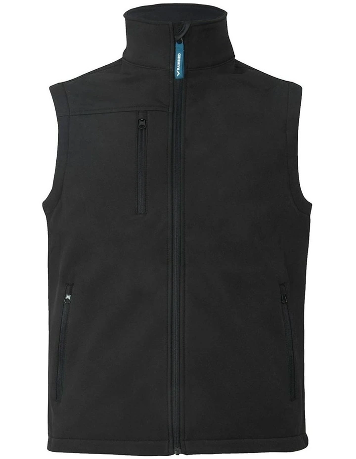 Bevan Softshell Vest in Black image 4