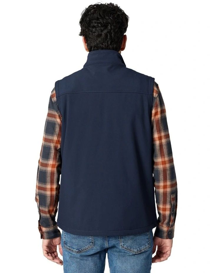 Bevan Softshell Vest in Navy image 2