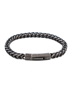 Ion Antique Plated Link Chain Bracelet in Stainless Steel