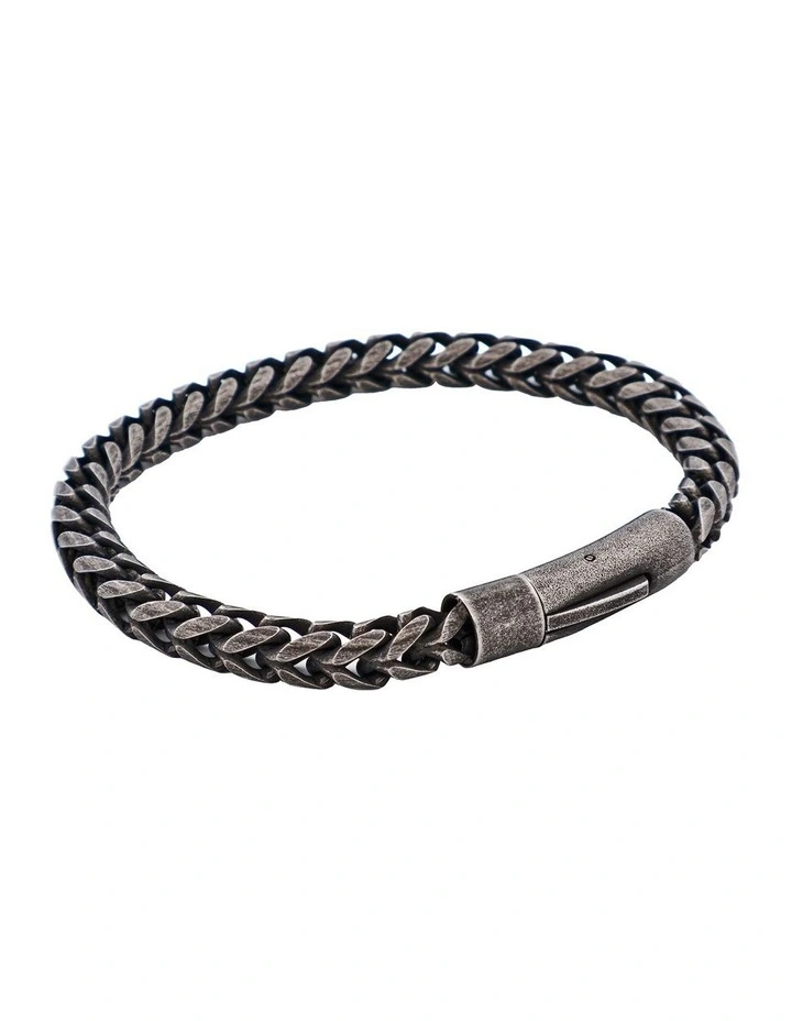 Ion Antique Plated Link Chain Bracelet in Stainless Steel image 2