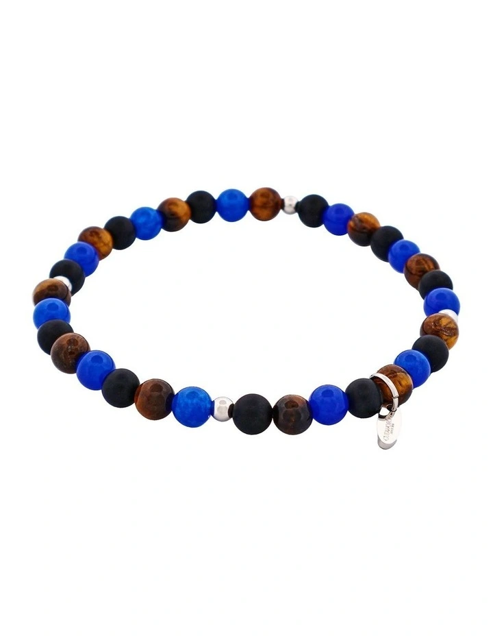 Stone Beaded Bracelet in Multi image 2