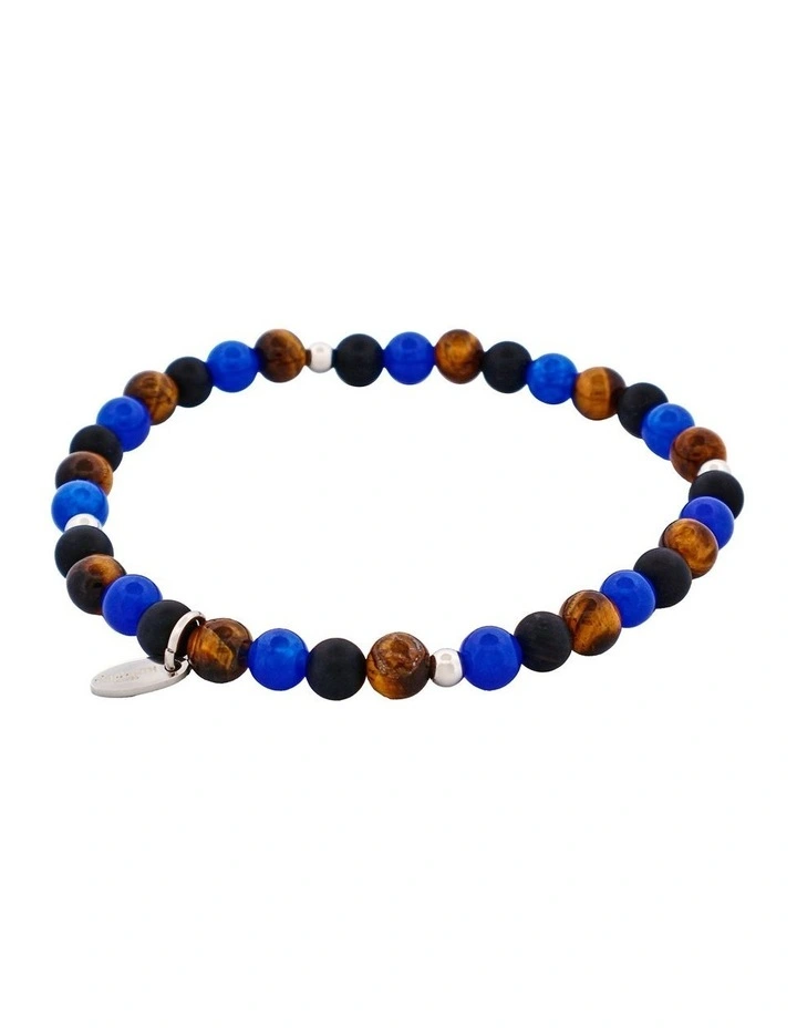 Stone Beaded Bracelet in Multi image 3