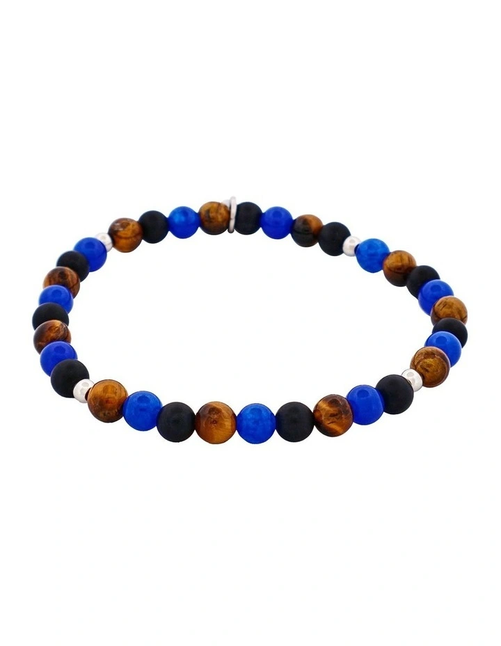 Stone Beaded Bracelet in Multi image 4