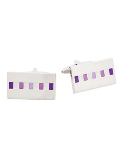 Enamel Cufflinks in Multi Coloured