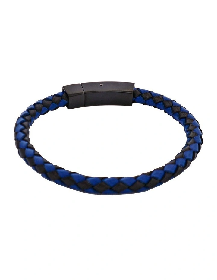 Nero Italian Leather Bracelet in Black image 5