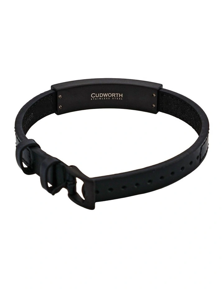 Ion Plated Stainless Steel Bracelet in Antique Black image 4