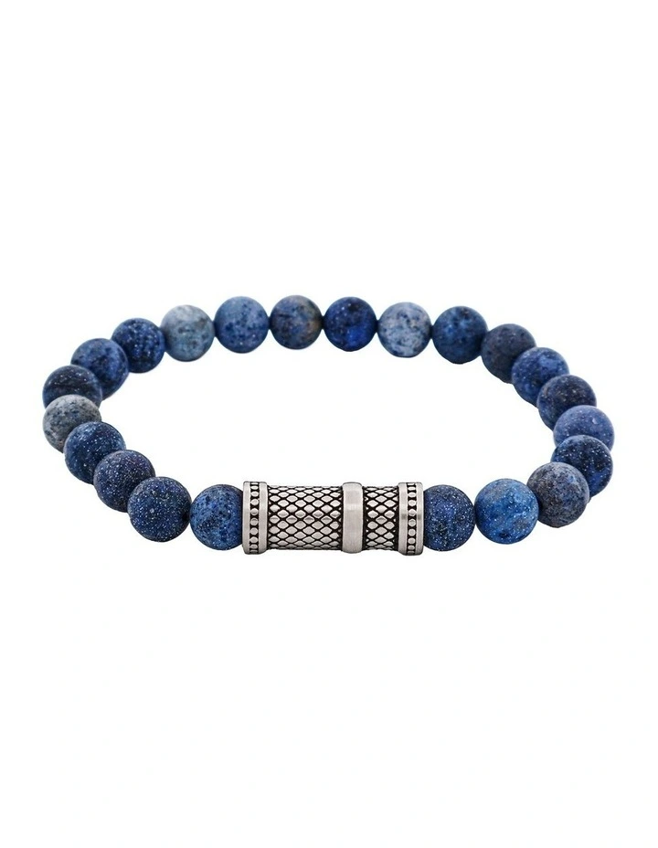 Dumortierite Stone Bracelet in Blue image 1