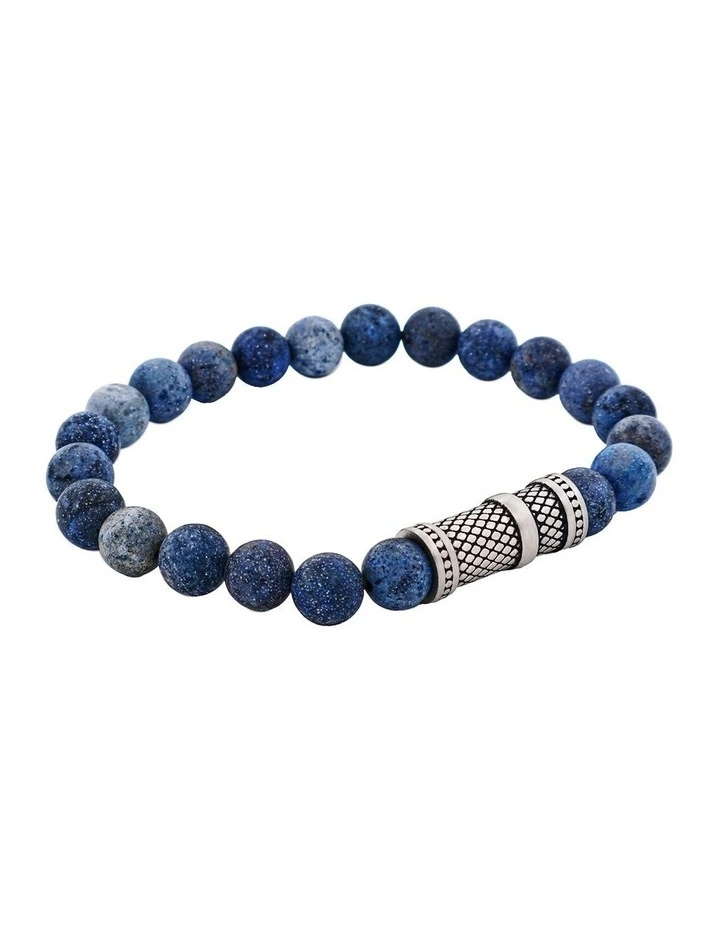 Dumortierite Stone Bracelet in Blue image 2