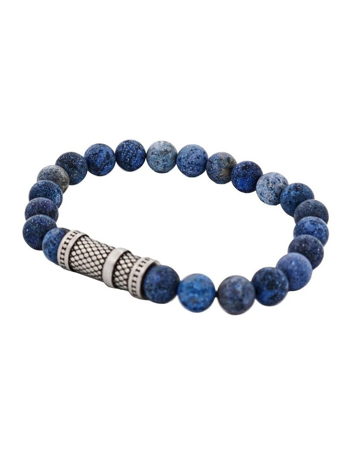 Dumortierite Stone Bracelet in Blue image 3