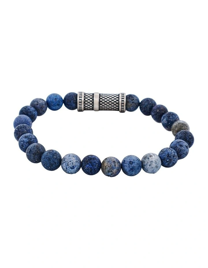 Dumortierite Stone Bracelet in Blue image 4