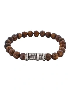 Bronzite Stone Bracelet in Black