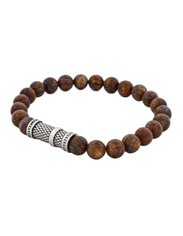 Bronzite Stone Bracelet in Black image 3