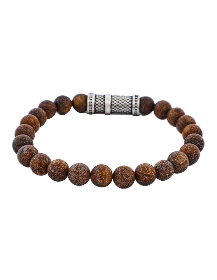Bronzite Stone Bracelet in Black image 4