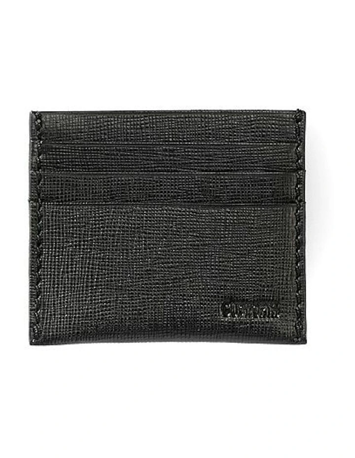 Leather Card Holder in Brown image 1